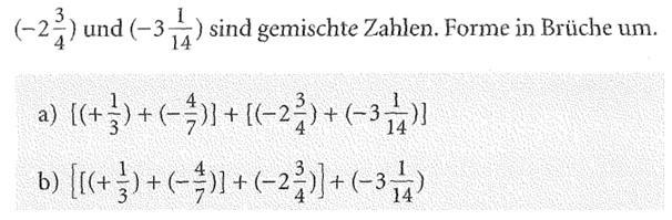 7. Klasse Mehrgliedrige Summen Beispiele mit Lösungen-1