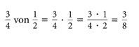 5. und 6. Klasse Multiplikation Bruch mal Bruch mit Lösungen 3